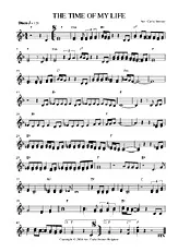 télécharger la partition d'accordéon THE TIME OF MY LIFE au format PDF