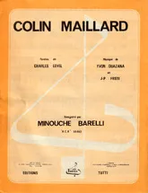 télécharger la partition d'accordéon Colin maillard (chantée par Minouche Barelli ) au format PDF