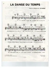 télécharger la partition d'accordéon LA DANSE DU TEMPS au format PDF