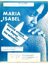 télécharger la partition d'accordéon Maria Isabel au format PDF