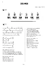 télécharger la partition d'accordéon Dis-moi au format PDF