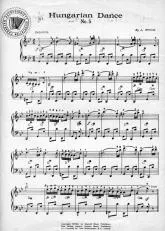télécharger la partition d'accordéon Hungarian Dance n°5 (Accordéon) au format PDF