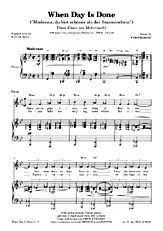 télécharger la partition d'accordéon When Day Is Done (Madonna, du bist schöner als der Sonnernschein » au format PDF