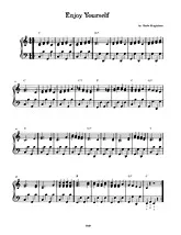 télécharger la partition d'accordéon Enjoy Yourself au format PDF