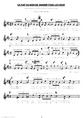 télécharger la partition d'accordéon CA FAIT DU BIEN DE DANSER TOUS LES DEUX (slow binaire) CA FAIT DU BIEN DE DANSER TOUS LES DEUX au format PDF