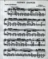 télécharger la partition d'accordéon Gipsy Dance au format PDF