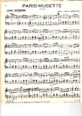 télécharger la partition d'accordéon Paris Musette au format PDF