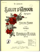 télécharger la partition d'accordéon Salut d'amour (Liebesgruss) Op.12 au format PDF