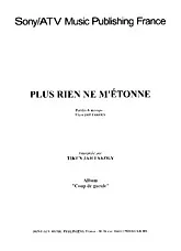 télécharger la partition d'accordéon PLUS RIEN NE M'ETONNE (Complete) au format PDF