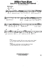 télécharger la partition d'accordéon million years blues au format PDF