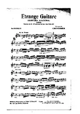 télécharger la partition d'accordéon ETRANGE GUITARE au format PDF