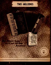 télécharger la partition d'accordéon Two Melodies au format PDF