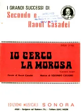 télécharger la partition d'accordéon Io cerco la morosa au format PDF