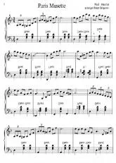 télécharger la partition d'accordéon Paris Musette au format PDF
