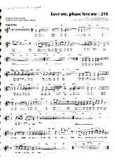 télécharger la partition d'accordéon Love me please love me au format PDF