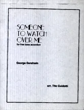 télécharger la partition d'accordéon Someone to Watch Over Me au format PDF