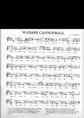 télécharger la partition d'accordéon Wabash cannonball au format PDF