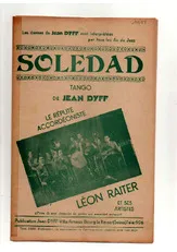 télécharger la partition d'accordéon SOLEDAD au format PDF