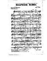 télécharger la partition d'accordéon Rhapsodie Rumba au format PDF