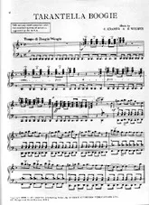 télécharger la partition d'accordéon Tarantella Boogie  au format PDF