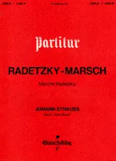 télécharger la partition d'accordéon RADETZKY-MARSCH au format PDF