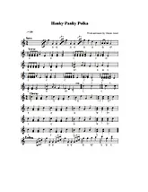 télécharger la partition d'accordéon Hanky Panky Polka au format PDF