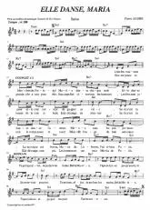 télécharger la partition d'accordéon Elle danse Maria au format PDF