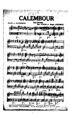 télécharger la partition d'accordéon CALEMBOUR au format PDF