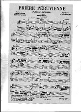 télécharger la partition d'accordéon Prière péruvienne (bando A et B +orchestration complète) au format PDF