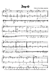 télécharger la partition d'accordéon Day-O - Harry Belafonte  (2 acc) au format PDF