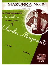 télécharger la partition d'accordéon Mazurka No.5 Op.7, No.1 au format PDF