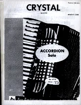 télécharger la partition d'accordéon Crystal Waltz au format PDF