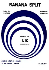 télécharger la partition d'accordéon Banana split au format PDF