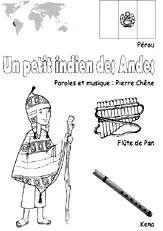 télécharger la partition d'accordéon Un petit indien des Andes au format PDF