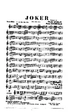 télécharger la partition d'accordéon JOKER au format PDF