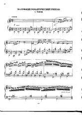 télécharger la partition d'accordéon Petit triptyque romantique / Elegia / Humoreska / Finale/ (Bayan) au format PDF