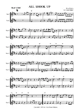 télécharger la partition d'accordéon ALL SHOOK UP ARR. SAX DUO au format PDF