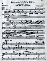 télécharger la partition d'accordéon Summer Nights Waltz au format PDF