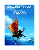 télécharger la partition d'accordéon How far I'll go (Film Moana) au format PDF