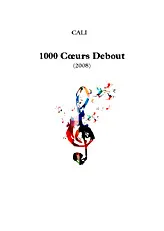 télécharger la partition d'accordéon 1000 cœurs debout au format PDF