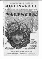 télécharger la partition d'accordéon Valencia  au format PDF