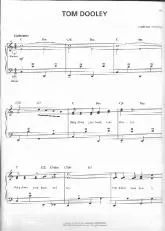 télécharger la partition d'accordéon Tom Dooley au format PDF