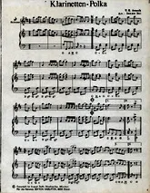 télécharger la partition d'accordéon Klarinetten Polka au format PDF