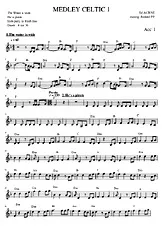 télécharger la partition d'accordéon MEDLEY CELTIC (1er Accordéon) au format PDF