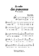 télécharger la partition d'accordéon La valse des princesses au format PDF