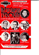 télécharger la partition d'accordéon Un p'tit chapeau tyrolien (orchestration)  (Ich kauf' mir lieber einen tiroler hut) au format PDF