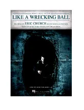 télécharger la partition d'accordéon Like a wrecking ball au format PDF
