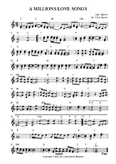 télécharger la partition d'accordéon A MILLIONS LOVE SONGS au format PDF