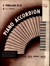 télécharger la partition d'accordéon Prelude in G au format PDF