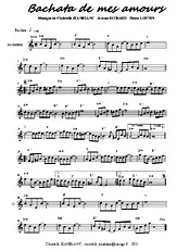 télécharger la partition d'accordéon Bachata de mes amours au format PDF